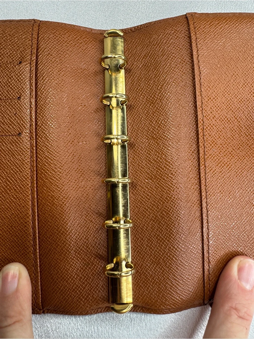 Louis Vuitton LV Monogram Canvas Brown & Gold Agenda Organizer
